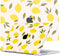 Lunso Geschikt voor MacBook Pro 14 inch (2021-2024) cover hoes - case - Squeezy Lemon
