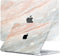 Lunso Geschikt voor MacBook Pro 14 inch (2021-2024) cover hoes - case - Marble Aiden