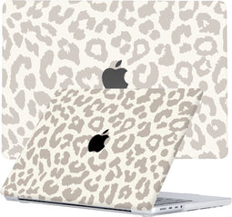 Lunso Geschikt voor MacBook Pro 14 inch (2021-2024) cover hoes - case - Calm Serengeti