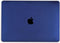 Lunso Geschikt voor MacBook Pro 16 inch (2019) cover hoes - case - Mat Marineblauw