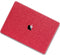 Lunso Geschikt voor MacBook Pro 16 inch (2019) cover hoes - case - Glitter Rood