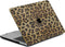Lunso Geschikt voor MacBook Pro 16 inch (2019) Leren cover hoes - case - Leopard Pattern Brown