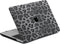 Lunso Geschikt voor MacBook Pro 16 inch (2019) Leren cover hoes - case - Leopard Pattern White