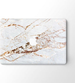 Lunso Geschikt voor MacBook Pro 16 inch (2019) vinyl sticker - Marble Sage