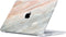 Lunso Geschikt voor MacBook Pro 16 inch (2021-2024) cover hoes - case - Marble Aiden