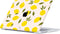Lunso Geschikt voor MacBook Pro 16 inch (2021-2024) cover hoes - case - Squeezy Lemon