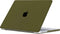 Lunso Geschikt voor MacBook Pro 16 inch M1/M2 (2021-2023) cover hoes - case - Sand Army Green