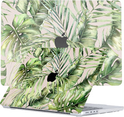 Lunso Geschikt voor MacBook Pro 16 inch M1/M2 (2021-2023) cover hoes - case - Tropical Pink