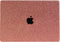 Lunso Geschikt voor MacBook Pro 16 inch M1/M2 (2021-2023) cover hoes - case - Glitter Rose Goud