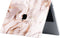 Lunso Geschikt voor MacBook Pro 16 inch M1/M2 (2021-2023) cover hoes - case - Marble Vera