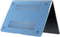 Lunso Geschikt voor MacBook Pro 16 inch M1/M2 (2021-2023) cover hoes - case - Sand Light Blue