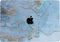 Lunso Geschikt voor MacBook Pro 16 inch M1/M2 (2021-2023) cover hoes - case - Marble Ariel
