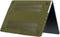 Lunso Geschikt voor MacBook Pro 16 inch M1/M2 (2021-2023) cover hoes - case - Sand Army Green