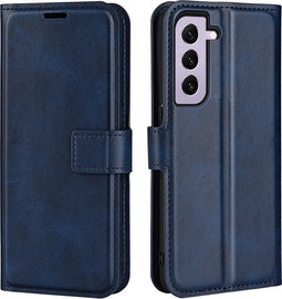 Lunso - Geschikt voor Samsung Galaxy S23 - cover bookcase hoes - Blauw