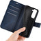Lunso - Geschikt voor Samsung Galaxy S23 - cover bookcase hoes - Blauw