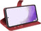 Lunso - Geschikt voor Samsung Galaxy S23 - cover bookcase hoes - Rood