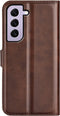 Lunso - Geschikt voor Samsung Galaxy S23 - cover bookcase hoes - Coffee
