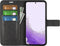 Lunso - Geschikt voor Samsung Galaxy S23 - cover bookcase hoes - Zwart