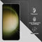 Lunso - Geschikt voor Samsung Galaxy S23 - Duo Pack (2 stuks) Beschermfolie - Full Cover Screen protector