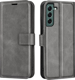 Lunso - Geschikt voor Samsung Galaxy S23 Plus / S23+ - cover bookcase hoes - Grijs