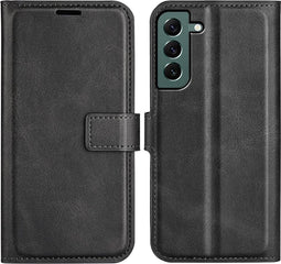 Lunso - Geschikt voor Samsung Galaxy S23 Plus / S23+ - cover bookcase hoes - Zwart