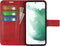 Lunso - Geschikt voor Samsung Galaxy S23 Plus / S23+ - cover bookcase hoes - Rood