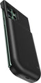 Lunso - Geschikt voor Samsung Galaxy S23 Ultra case - Powerbank hoesje - 6000 mAh - Zwart