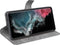 Lunso - Geschikt voor Samsung Galaxy S23 Ultra - cover bookcase hoes - Grijs