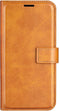 Lunso - Geschikt voor Samsung Galaxy S23 Ultra - cover bookcase hoes - Cognac