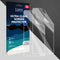 Lunso - Geschikt voor Samsung Galaxy S23 Ultra - Duo Pack (2 stuks) Beschermfolie - Full Cover Screen protector