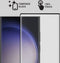 Lunso - Geschikt voor Samsung Galaxy S23 Ultra - Gehard Beschermglas - Full Cover Screenprotector - Black Edge