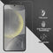 Lunso Geschikt voor Samsung Galaxy S24 Duo Pack (2 stuks) Beschermfolie - Full Cover Screenprotector