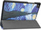 Lunso - Geschikt voor Samsung Galaxy Tab A 10.5 inch - 3-Vouw sleepcover hoes - Van Gogh Sterrennacht