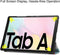 Lunso - Geschikt voor Samsung Galaxy Tab A 10.5 inch - 3-Vouw sleepcover hoes - Blokken