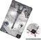Lunso - Geschikt voor Samsung Galaxy Tab A 10.5 inch - 3-Vouw sleepcover hoes - Eiffeltoren