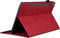 Lunso - Geschikt voor Samsung Galaxy Tab S8 Ultra - Luxe Bookcase hoes - Rood