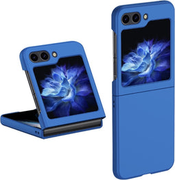 Lunso - Geschikt voor Samsung Galaxy Z Flip5 - Backcover hoes - Blauw