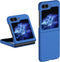 Lunso - Geschikt voor Samsung Galaxy Z Flip5 - Backcover hoes - Blauw