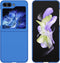 Lunso - Geschikt voor Samsung Galaxy Z Flip5 - Backcover hoes - Blauw