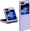 Lunso - Geschikt voor Samsung Galaxy Z Flip5 - Backcover hoes - Lila