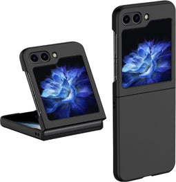 Lunso - Geschikt voor Samsung Galaxy Z Flip5 - Backcover hoes - Zwart