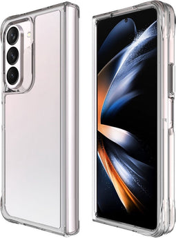 Lunso Geschikt voor Samsung Galaxy Z Fold 5 - Backcover hoes - Transparant