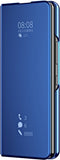 Lunso - Geschikt voor Samsung Galaxy Z Fold4 - Window view cover hoes - Blauw