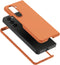 Lunso - Geschikt voor Samsung Galaxy Z Fold5 - Backcover hoes - Oranje