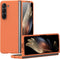 Lunso - Geschikt voor Samsung Galaxy Z Fold5 - Backcover hoes - Oranje
