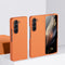 Lunso - Geschikt voor Samsung Galaxy Z Fold5 - Backcover hoes - Oranje