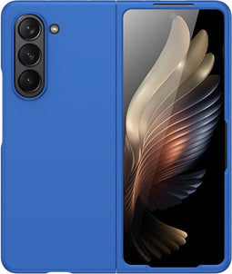 Lunso - Geschikt voor Samsung Galaxy Z Fold5 - Backcover hoes - Donkerblauw