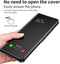 Lunso - Geschikt voor Samsung Galaxy Z Fold5 - Window view cover hoes - Zwart