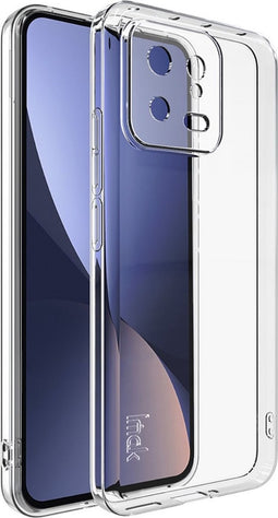 Lunso - Geschikt voor Xiaomi 13 - TPU Backcover hoes - Transparant