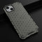 Lunso - Honinggraat Armor Backcover hoes - iPhone 13 - Zwart